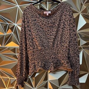 Animal Print Blouse
